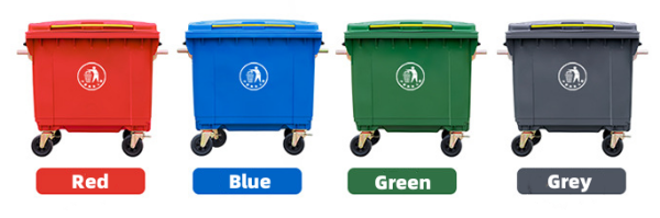 large capacity wheel bins